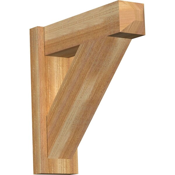Ekena Millwork Traditional Rough Sawn Craftsman Outlooker, Western Red Cedar, 6"W x 20"D x 20"H OUT06X20X20TRA04RWR - main